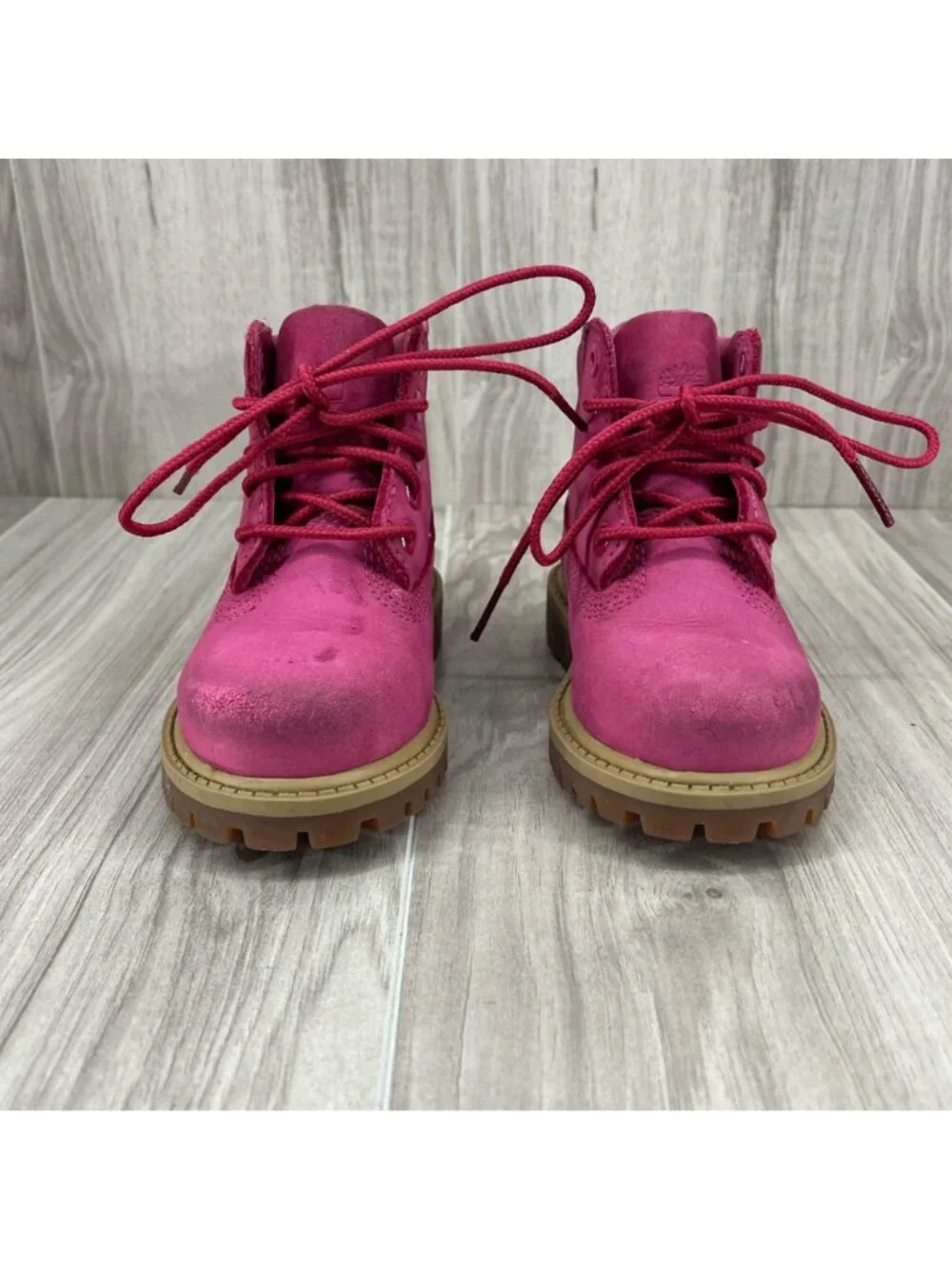 Timberland pink nubuck